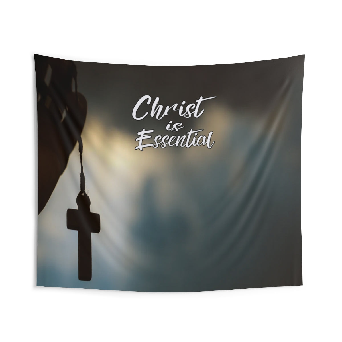 Christ is Essential Wall Hanging Tapestry-Express Your Love Gifts