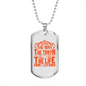 Christ Way Truth Life John 14:6 Necklace Stainless Steel or 18k Gold Dog Tag 24" Chain-Express Your Love Gifts