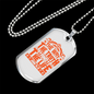 Christ Way Truth Life John 14:6 Necklace Stainless Steel or 18k Gold Dog Tag 24" Chain-Express Your Love Gifts