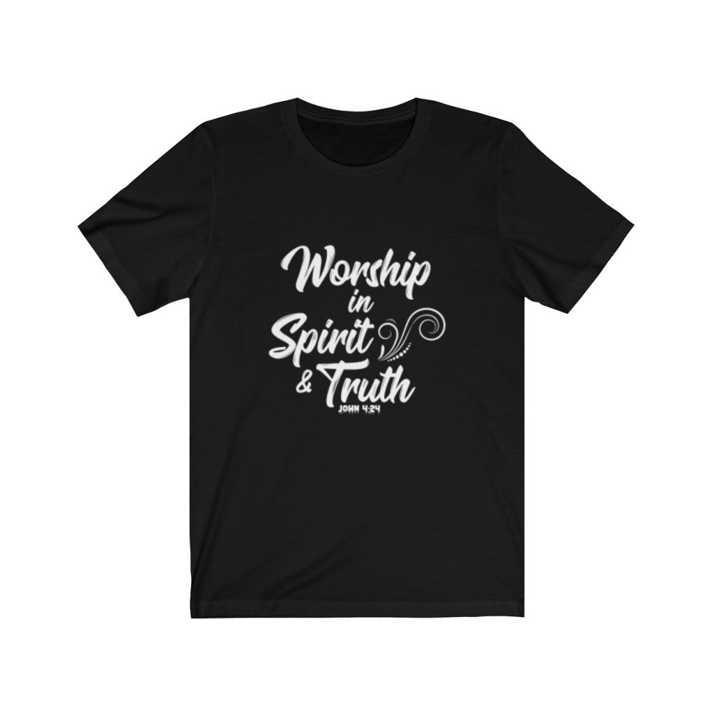 Christian T-Shirt Spirit and Truth John 4:24 Bible Verse-Express Your Love Gifts