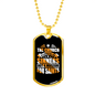 Church is a Hospital Mark 2:17 Necklace Stainless Steel or 18k Gold Dog Tag 24" Chain-Express Your Love Gifts