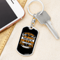 Church Which The World Likes Keychain Stainless Steel or 18k Gold Dog Tag Keyring-Express Your Love Gifts
