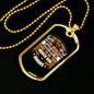 Church Which The World Likes Necklace Stainless Steel or 18k Gold Dog Tag 24" Chain-Express Your Love Gifts