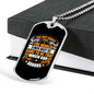Church Which The World Likes Necklace Stainless Steel or 18k Gold Dog Tag 24" Chain-Express Your Love Gifts