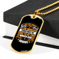 Church Which The World Likes Necklace Stainless Steel or 18k Gold Dog Tag 24" Chain-Express Your Love Gifts