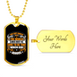 Church Which The World Likes Necklace Stainless Steel or 18k Gold Dog Tag 24" Chain-Express Your Love Gifts