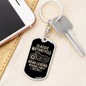 Classic Motorcycle Biker Keychain Stainless Steel or 18k Gold Dog Tag Keyring-Express Your Love Gifts