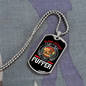 Classy Mother Pupper Necklace Stainless Steel or 18k Gold Dog Tag 24" Chain-Express Your Love Gifts