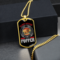 Classy Mother Pupper Necklace Stainless Steel or 18k Gold Dog Tag 24" Chain-Express Your Love Gifts