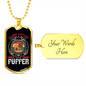Classy Mother Pupper Necklace Stainless Steel or 18k Gold Dog Tag 24" Chain-Express Your Love Gifts