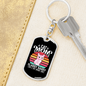 Classy Sassy Mom Keychain Stainless Steel or 18k Gold Dog Tag Keyring-Express Your Love Gifts