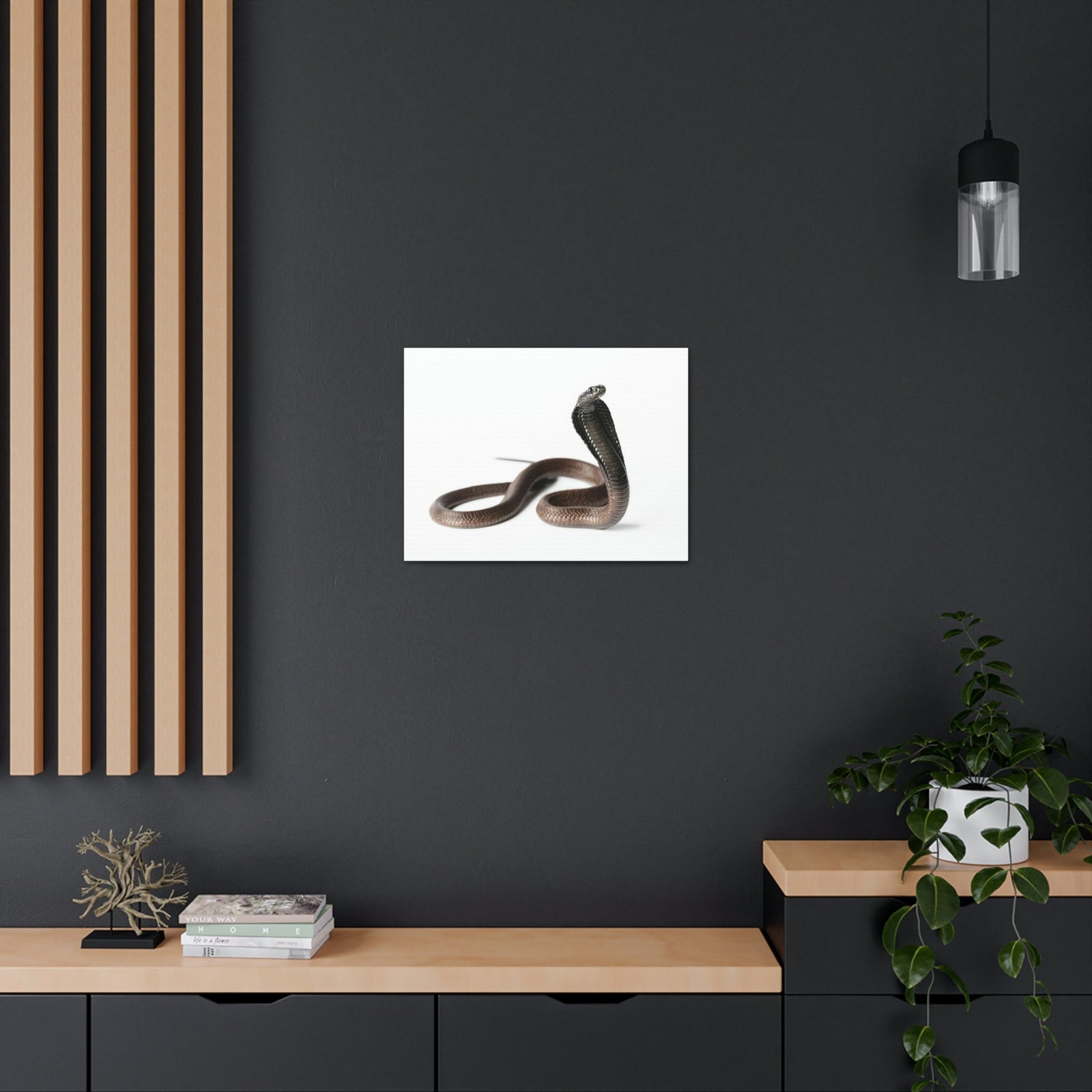 Scripture Walls Cobra Hunting Cobra on Hunt Print Animal Wall Art Wildlife Canvas Prints Wall Art Ready to Hang Unframed-Express Your Love Gifts
