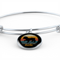 Cocker Spaniel Mom Bracelet Stainless Steel or 18k Gold Circle Bangle-Express Your Love Gifts