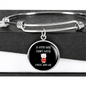 Coffee And Cat Bracelet Stainless Steel or 18k Gold Circle Bangle-Express Your Love Gifts