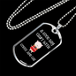 Coffee And Cat Necklace Stainless Steel or 18k Gold Dog Tag 24" Chain-Express Your Love Gifts