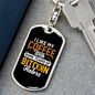 Coffee Bitcoin Haters Crypto Keychain Stainless Steel or 18k Gold Dog Tag Keyring-Express Your Love Gifts