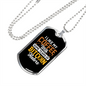 Coffee Bitcoin Haters Crypto Necklace Stainless Steel or 18k Gold Dog Tag 24" Chain-Express Your Love Gifts