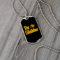Coinfather Crypto Necklace Stainless Steel or 18k Gold Dog Tag 24" Chain-Express Your Love Gifts