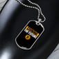 Coining The Future 1 Crypto Necklace Stainless Steel or 18k Gold Dog Tag 24" Chain-Express Your Love Gifts