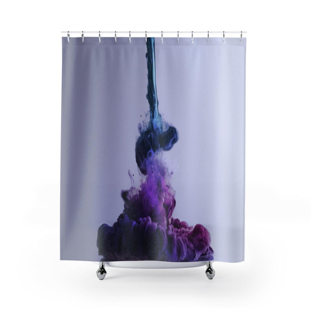 Colorful Ink Explosion Stylish Design 71" x 74" Elegant Waterproof Shower Curtain for a Spa-like Bathroom Paradise Exceptional Craftsmanship-Express Your Love Gifts