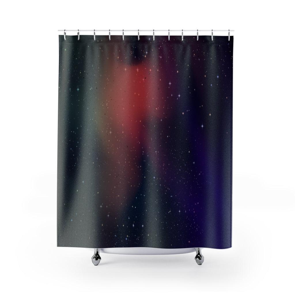 Colorful Space Galaxy Stylish Design 71" x 74" Elegant Waterproof Shower Curtain for a Spa-like Bathroom Paradise Exceptional Craftsmanship-Express Your Love Gifts