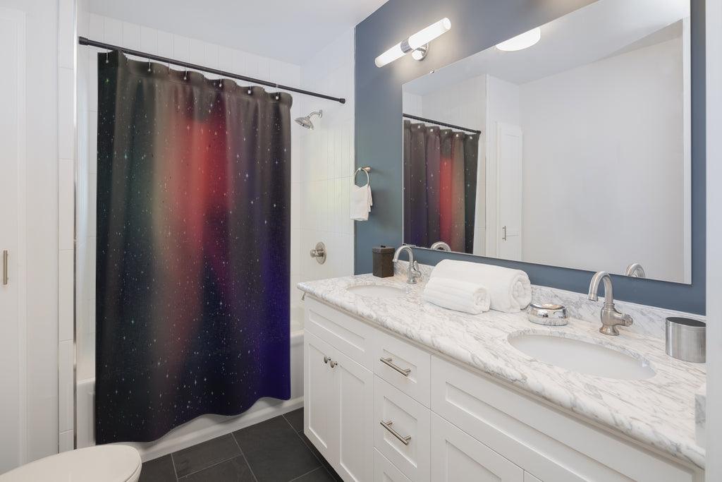 Colorful Space Galaxy Stylish Design 71" x 74" Elegant Waterproof Shower Curtain for a Spa-like Bathroom Paradise Exceptional Craftsmanship-Express Your Love Gifts