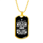 Come To Me All Who Labor Matthew 11:28 Necklace Stainless Steel or 18k Gold Dog Tag 24" Chain-Express Your Love Gifts