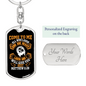 Come To Me Matthew 11:28 Keychain Stainless Steel or 18k Gold Dog Tag Keyring-Express Your Love Gifts