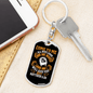 Come To Me Matthew 11:28 Keychain Stainless Steel or 18k Gold Dog Tag Keyring-Express Your Love Gifts