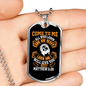Come To Me Matthew 11:28 Necklace Stainless Steel or 18k Gold Dog Tag 24"-Express Your Love Gifts