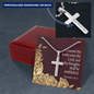 Commit To God Proverbs 16:3 Cross Necklace Message Card W Ball Chain Pendant-Express Your Love Gifts