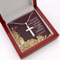 Commit To God Proverbs 16:3 Cross Necklace Message Card W Ball Chain Pendant-Express Your Love Gifts