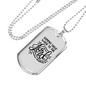 Commit Your Work Proverbs 16:3 Necklace Stainless Steel or 18k Gold Dog Tag 24" Chain-Express Your Love Gifts