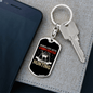 Complicated Hunter'S Keychain Gift Stainless Steel or 18k Gold Dog Tag Keyring-Express Your Love Gifts