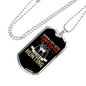 Complicated Hunting Necklace Stainless Steel or 18k Gold Dog Tag 24" Chain-Express Your Love Gifts