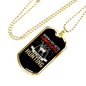 Complicated Hunting Necklace Stainless Steel or 18k Gold Dog Tag 24" Chain-Express Your Love Gifts