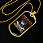 Complicated Hunting Necklace Stainless Steel or 18k Gold Dog Tag 24" Chain-Express Your Love Gifts