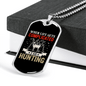 Complicated Hunting Necklace Stainless Steel or 18k Gold Dog Tag 24" Chain-Express Your Love Gifts