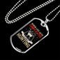 Complicated Hunting Necklace Stainless Steel or 18k Gold Dog Tag 24" Chain-Express Your Love Gifts