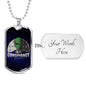 Conspiracy Alien Necklace UFO Alien Fan Gift Stainless Steel or 18k Gold Dog Tag 24" Chain-Express Your Love Gifts