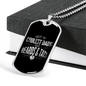 Cool Beard And Tats Dad Dog Tag Stainless Steel or 18k Gold 24" Chain-Express Your Love Gifts
