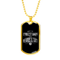 Cool Beard And Tats Dad Dog Tag Stainless Steel or 18k Gold 24" Chain-Express Your Love Gifts