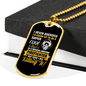 Cool Freaking Awesome Firefighter Gift Stainless Steel or 18k Gold Dog Tag 24" Chain-Express Your Love Gifts