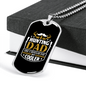 Cool Hunting Dad Necklace Stainless Steel or 18k Gold Dog Tag 24" Chain-Express Your Love Gifts