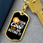Cool Kids Are Buying Bitcoin Crypto Keychain Stainless Steel or 18k Gold Dog Tag Keyring-Express Your Love Gifts