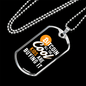 Cool Kids Are Buying Bitcoin Crypto Necklace Stainless Steel or 18k Gold Dog Tag 24" Chain-Express Your Love Gifts