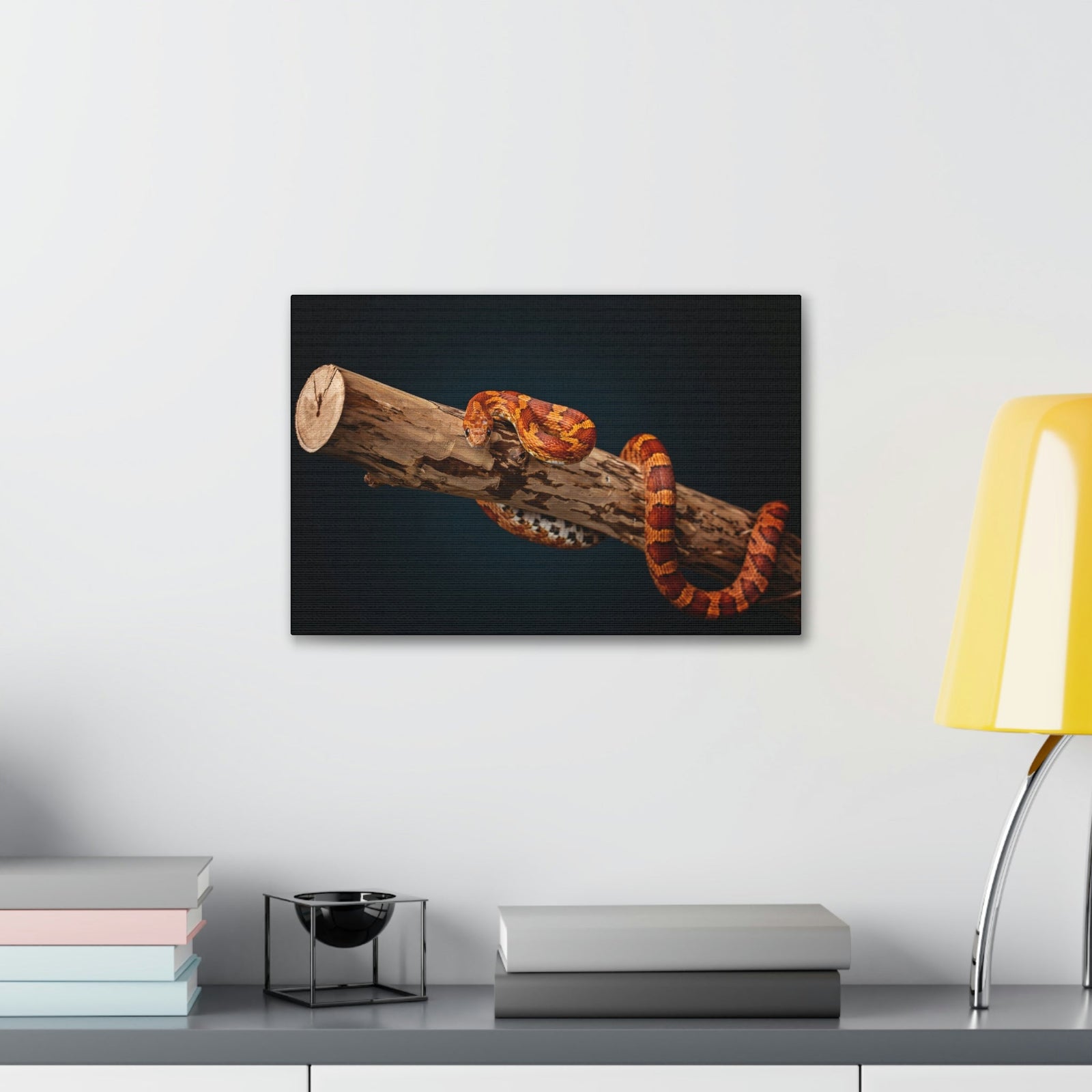 Scripture Walls Corn Snake Hunting Corn Snake on Hunt Print Animal Wall Art Wildlife Canvas Prints Wall Art Ready to Hang Unframed-Express Your Love Gifts