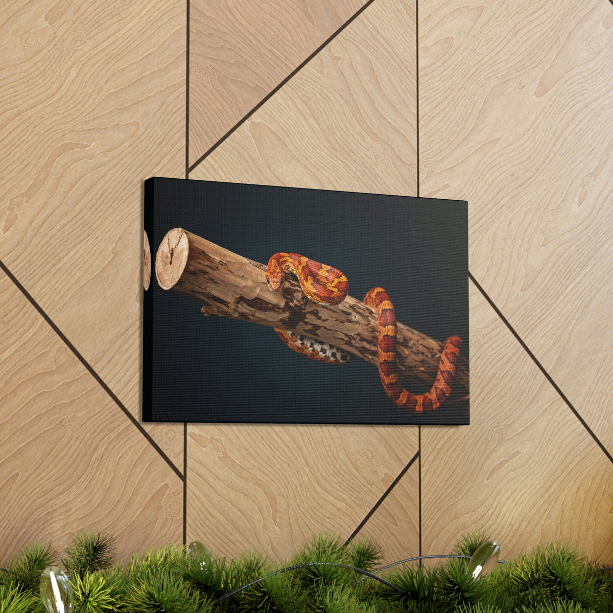 Scripture Walls Corn Snake Hunting Corn Snake on Hunt Print Animal Wall Art Wildlife Canvas Prints Wall Art Ready to Hang Unframed-Express Your Love Gifts