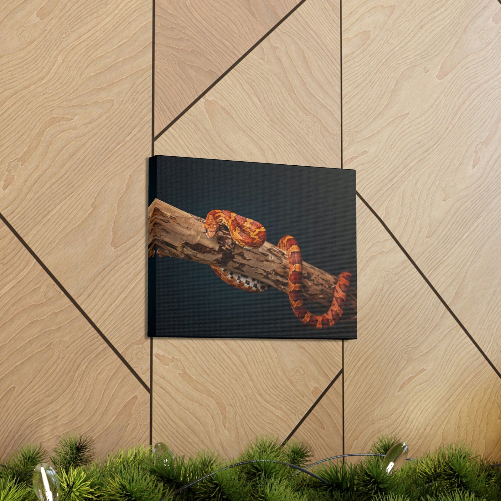 Scripture Walls Corn Snake Hunting Corn Snake on Hunt Print Animal Wall Art Wildlife Canvas Prints Wall Art Ready to Hang Unframed-Express Your Love Gifts