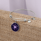 Cosmos (ATOM) Bracelet Stainless Steel or 18k Gold Circle Bangle-Express Your Love Gifts